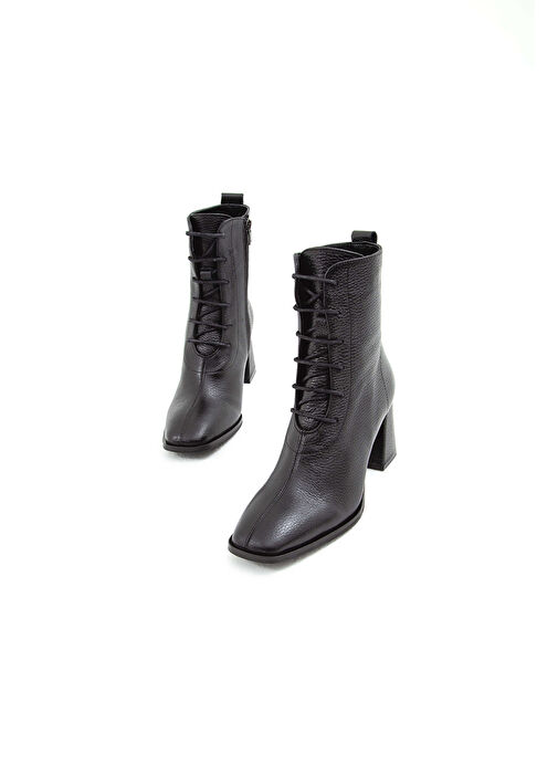 Tamer Tanca Kadın Hakiki Deri Siyah Bot - Görsel 7