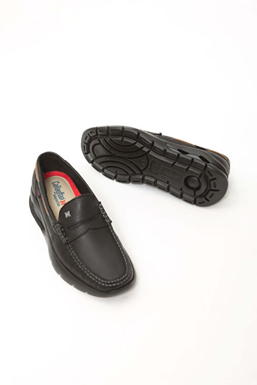 CALLAGHAN Erkek Hakiki Deri Siyah Casual Ayakkabı - Görsel 8