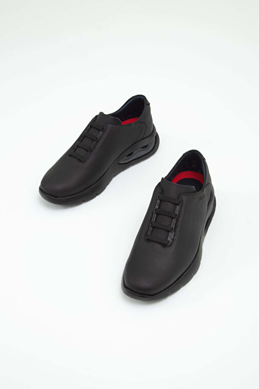 CALLAGHAN Erkek Hakiki Deri Siyah Sneakers & Spor Ayakkabı - Görsel 5