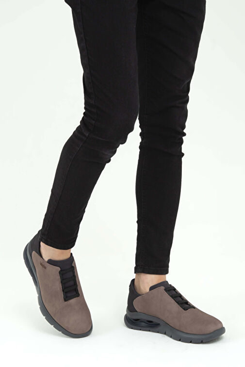 CALLAGHAN Erkek Hakiki Deri Bej Sneakers & Spor Ayakkabı - Görsel 3