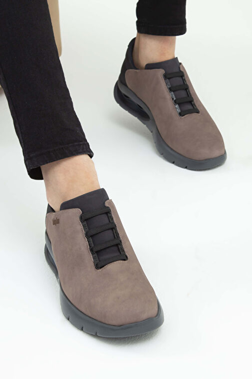 CALLAGHAN Erkek Hakiki Deri Bej Sneakers & Spor Ayakkabı - Görsel 5