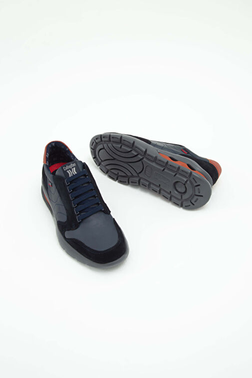 CALLAGHAN Erkek Hakiki Deri Mavi Sneakers & Spor Ayakkabı - Görsel 8