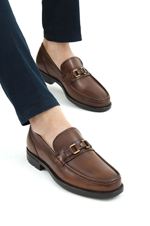 Tamer Tanca Siyah Erkek Deri Klasik Ayakkabı 383 4953 ERK AYK SK21-22 - Görsel 5