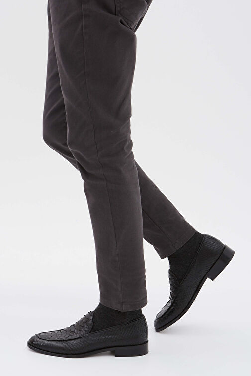 Tamer Tanca Siyah Erkek Deri Loafer 537 7246 ERK AYK Y22 - Görsel 2