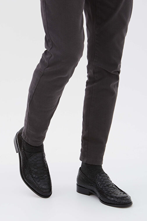 Tamer Tanca Siyah Erkek Deri Loafer 537 7246 ERK AYK Y22 - Görsel 3