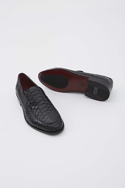 Tamer Tanca Siyah Erkek Deri Loafer 537 7246 ERK AYK Y22 - Görsel 8
