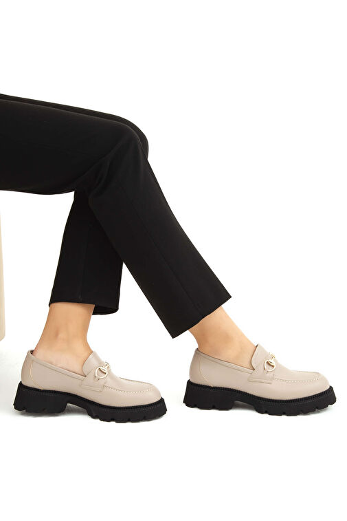 Tamer Tanca Vizon Kadın Deri Loafer 33 1000-1 BN AYK SK22/23 - Görsel 3