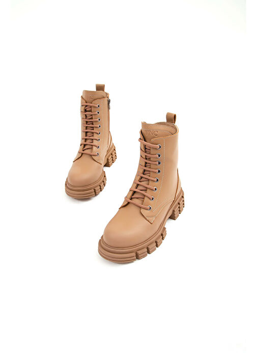 Tamer Tanca Kadın Hakiki Deri Vizon POSTAL Bot - Görsel 7