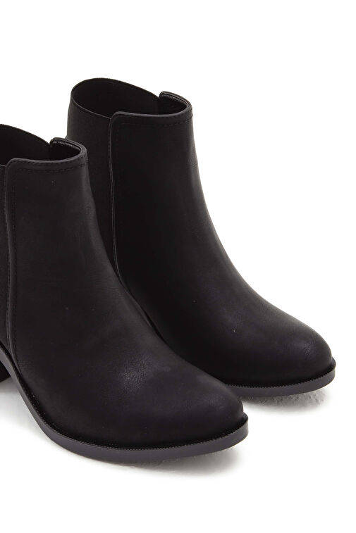 Tamer Tanca Kadın Suni Deri Siyah Günlük Bot - Görsel 8