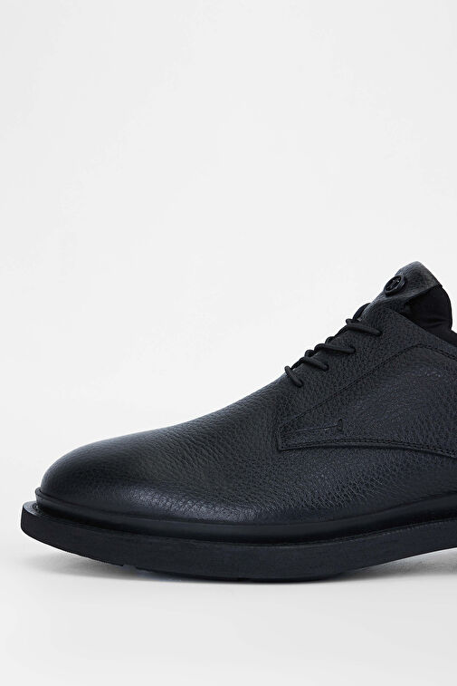 Tamer Tanca Tamer Tanca Siyah Erkek Deri Günlük Ayakkabı 205 5687 ERK AYK SK22/23 Klasik Ayakkabı | Boyner Siyah - 4. görsel