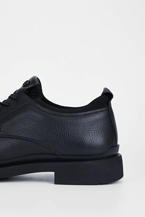 Tamer Tanca Tamer Tanca Siyah Erkek Deri Günlük Ayakkabı 205 5687 ERK AYK SK22/23 Klasik Ayakkabı | Boyner Siyah - 5. görsel