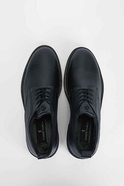 Tamer Tanca Tamer Tanca Siyah Erkek Deri Günlük Ayakkabı 205 5687 ERK AYK SK22/23 Klasik Ayakkabı | Boyner Siyah - 6. görsel