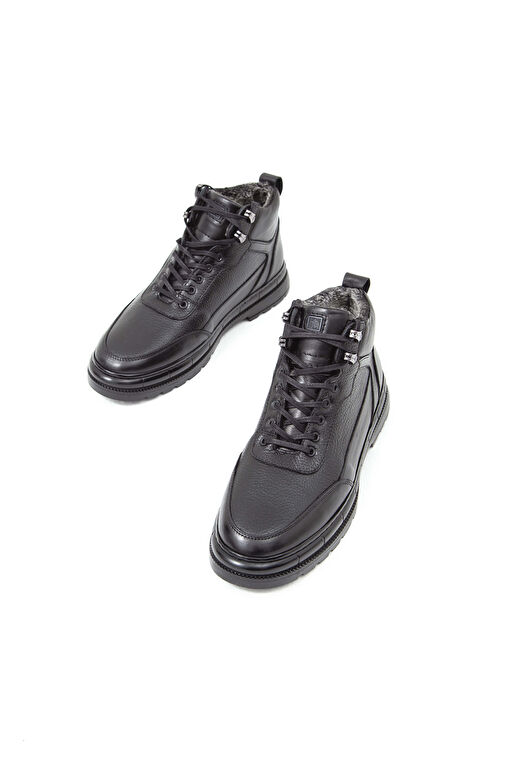 Tamer Tanca Tamer Tanca Erkek Hakiki Deri Siyah Casual Bot | Boyner Siyah - 6. görsel