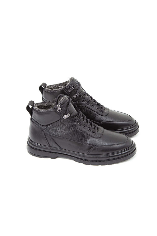 Tamer Tanca Tamer Tanca Erkek Hakiki Deri Siyah Casual Bot | Boyner Siyah - 7. görsel