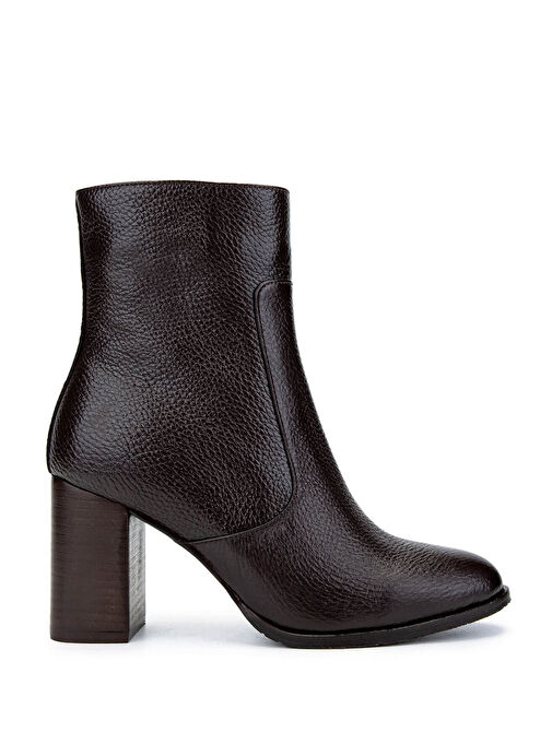 Tamer Tanca Kadın Hakiki Deri Kahverengi Floter Klasik Bot - Görsel 3