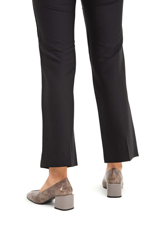 Tamer Tanca Siyah Kadın Rugan Klasik Ayakkabı 94 2441289 BN AYK Y22 - Görsel 3