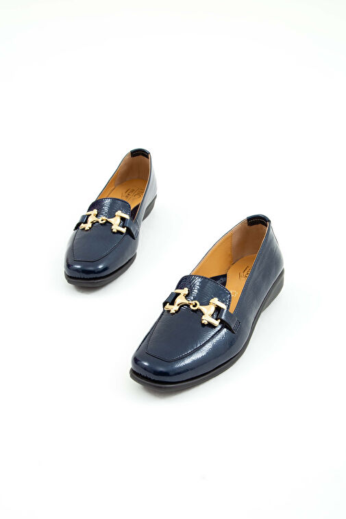 Relax Anatomic Kadın Hakiki Deri Mavi Comfort Ayakkabı - Görsel 7