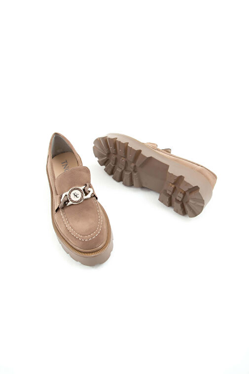 Tamer Tanca Haki Kadın Loafer 817 0890 BN AYK SK22/23 - Görsel 4