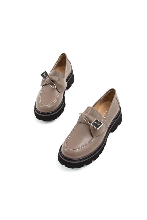 Tamer Tanca Kadın Hakiki Deri Vizon Loafer Ayakkabı - Görsel 2