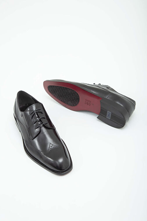 Tamer Tanca Siyah Erkek Deri Klasik Ayakkabı 183 25104 ERK AYK SK22/23 - Görsel 8