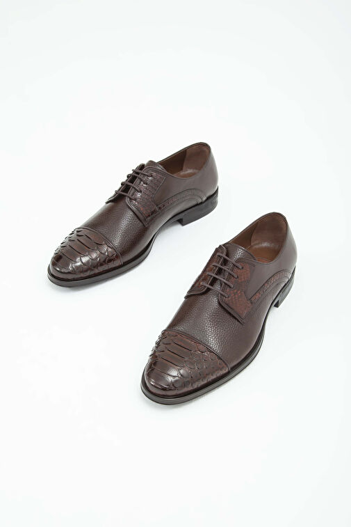 Tamer Tanca Tamer Tanca Erkek Hakiki Deri Kahverengi Klasik Ayakkabı | Boyner Kahverengi - 6. görsel