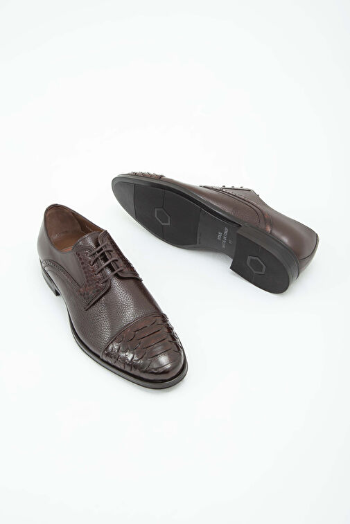 Tamer Tanca Tamer Tanca Erkek Hakiki Deri Kahverengi Klasik Ayakkabı | Boyner Kahverengi - 8. görsel