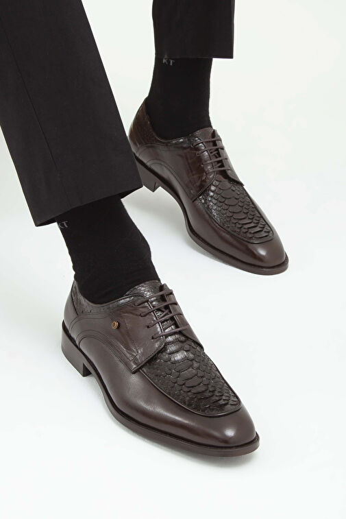 Tamer Tanca Siyah Erkek Deri Klasik Ayakkabı 183 19504 ERK AYK SK22/23 - Görsel 5