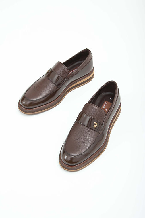 Tamer Tanca Siyah Erkek Deri Günlük Ayakkabı 183 20067 ERK AYK SK22/23 - Görsel 6