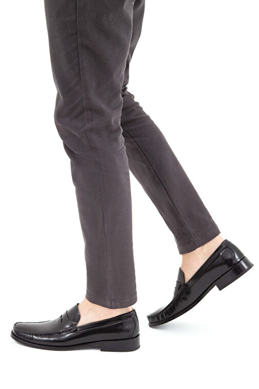 Tamer Tanca Bordo Erkek Deri Loafer 01 R-4163 K ERK AYK SK22/23 - Görsel 2