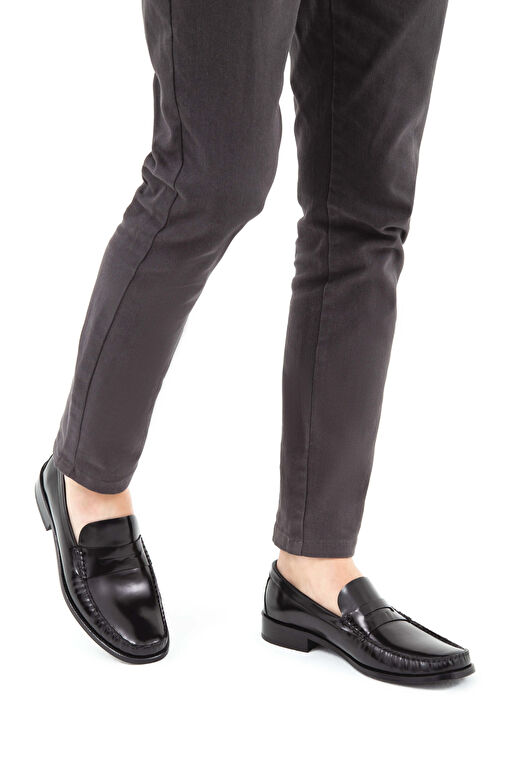 Tamer Tanca Bordo Erkek Deri Loafer 01 R-4163 K ERK AYK SK22/23 - Görsel 3