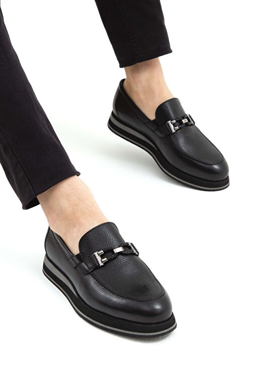 Tamer Tanca Kahverengi Erkek Deri Loafer 708 4503 ERK AYK SK22/23 - Görsel 4