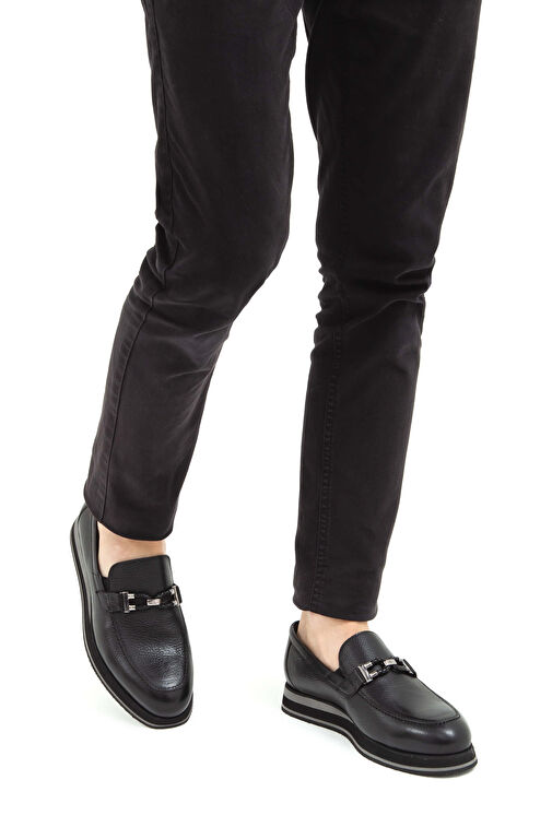 Tamer Tanca Kahverengi Erkek Deri Loafer 708 4503 ERK AYK SK22/23 - Görsel 2