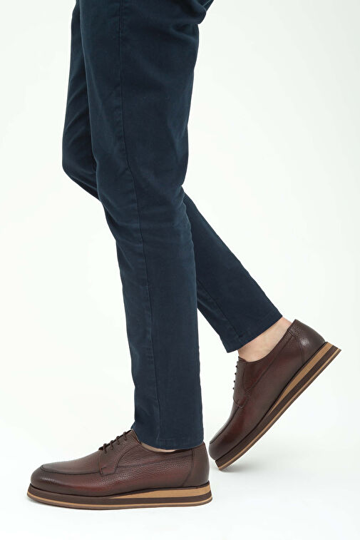 Tamer Tanca Siyah Erkek Deri Günlük Ayakkabı 708 4502 ERK AYK SK22/23 - Görsel 2