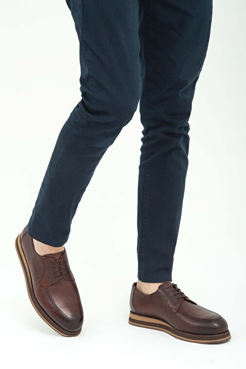 Tamer Tanca Siyah Erkek Deri Günlük Ayakkabı 708 4502 ERK AYK SK22/23 - Görsel 3