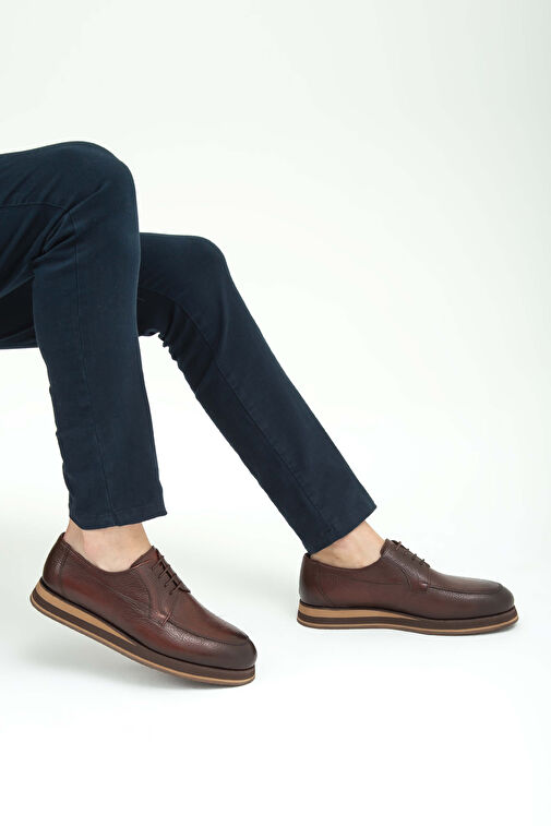 Tamer Tanca Siyah Erkek Deri Günlük Ayakkabı 708 4502 ERK AYK SK22/23 - Görsel 4