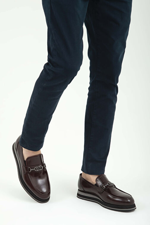 Tamer Tanca Siyah Erkek Deri Loafer 708 4501 ERK AYK SK22/23 - Görsel 2