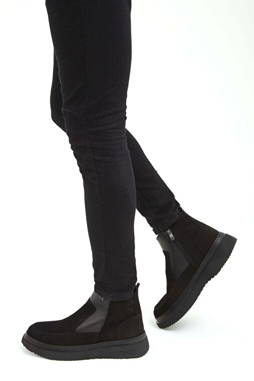 Tamer Tanca Erkek Hakiki Deri SYH NBK/SYH FULL UP Casual Bot - Görsel 2