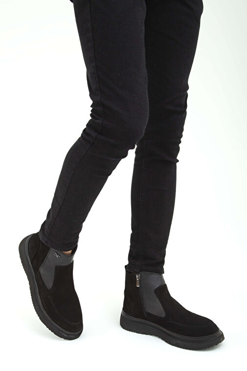 Tamer Tanca Erkek Hakiki Deri SYH NBK/SYH FULL UP Casual Bot - Görsel 3