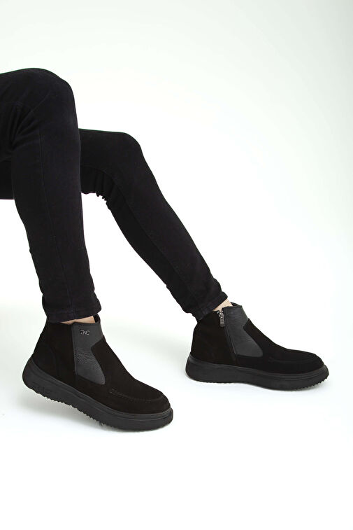 Tamer Tanca Erkek Hakiki Deri SYH NBK/SYH FULL UP Casual Bot - Görsel 4