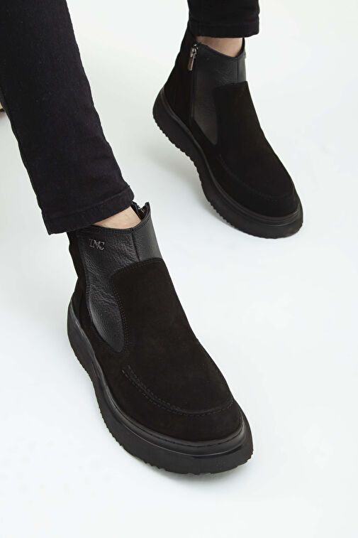 Tamer Tanca Erkek Hakiki Deri SYH NBK/SYH FULL UP Casual Bot - Görsel 5