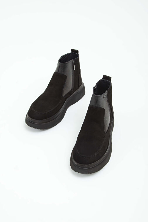 Tamer Tanca Erkek Hakiki Deri SYH NBK/SYH FULL UP Casual Bot - Görsel 6