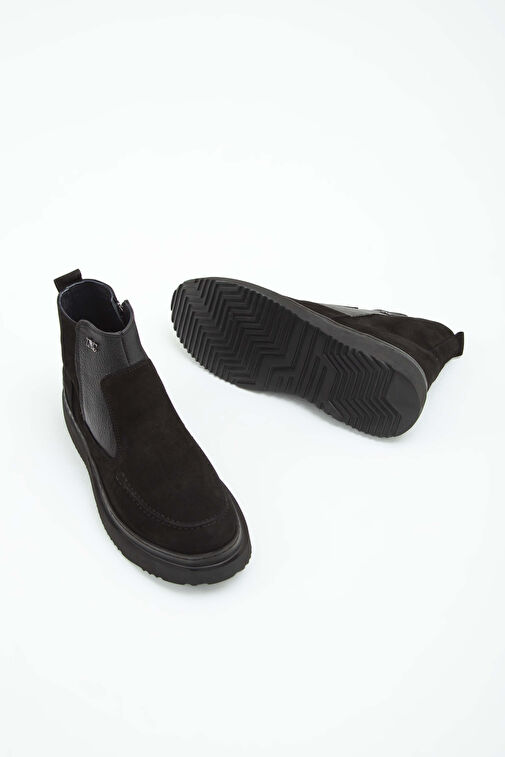 Tamer Tanca Erkek Hakiki Deri SYH NBK/SYH FULL UP Casual Bot - Görsel 8