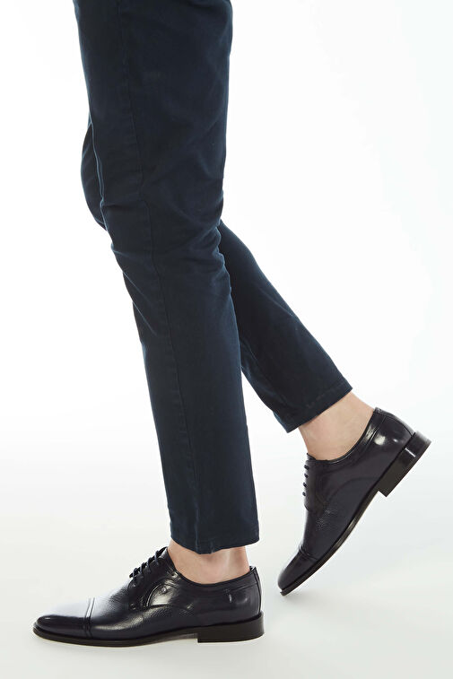 Tamer Tanca Siyah Erkek Deri Klasik Ayakkabı 183 23502 ERK AYK Y22 - Görsel 2