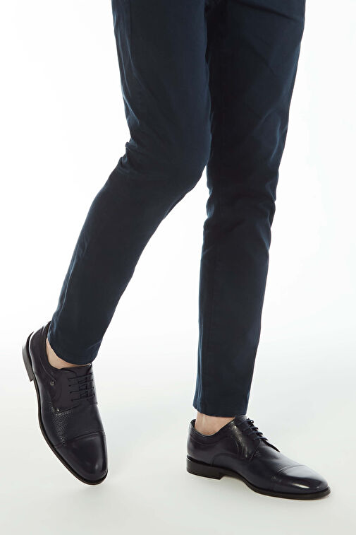 Tamer Tanca Siyah Erkek Deri Klasik Ayakkabı 183 23502 ERK AYK Y22 - Görsel 3