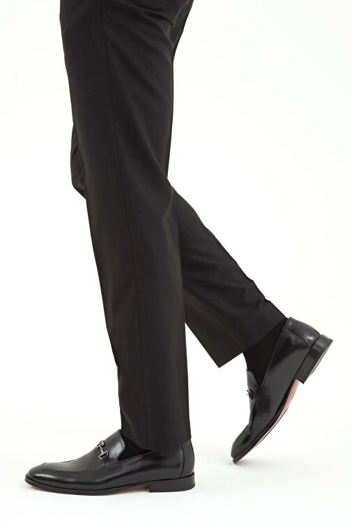 Tamer Tanca Siyah Erkek Deri Klasik Ayakkabı 848 48462 ERK AYK SK22/23 - Görsel 2