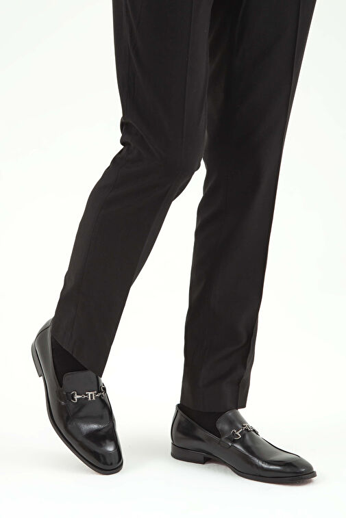 Tamer Tanca Siyah Erkek Deri Klasik Ayakkabı 848 48462 ERK AYK SK22/23 - Görsel 3