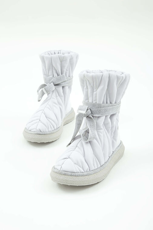 Tamer Tanca Kadın Hakiki Deri Beyaz Casual Bot - Görsel 7