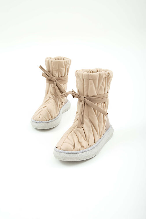 Tamer Tanca Kadın Hakiki Deri Açık Bej Casual Bot - Görsel 7