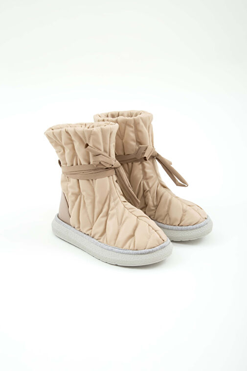 Tamer Tanca Kadın Hakiki Deri Açık Bej Casual Bot - Görsel 8