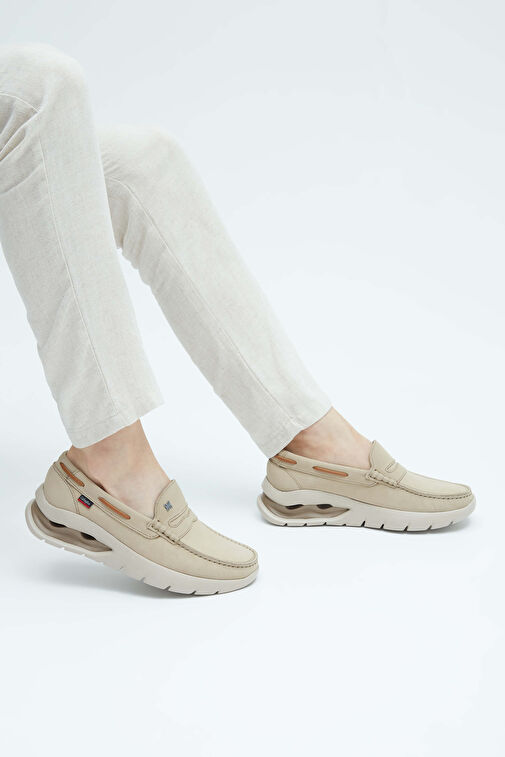 CALLAGHAN Erkek Hakiki Deri Vizon Nubuk Casual Ayakkabı - Görsel 4